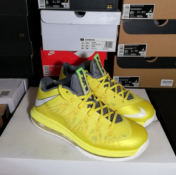 "RARE" NIKE AIR LEBRON JAMES 10 "SONIC" MEN'S SZ7.5➡️WOMEN'S SZ9 BRAND NEW - Picture 4 of 13